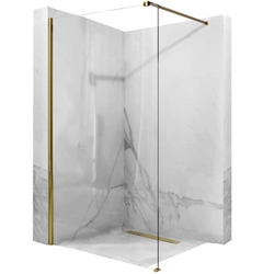 Rea Aero 100 Gold shower wall - additional 5% DISCOUNT for the REA5 code