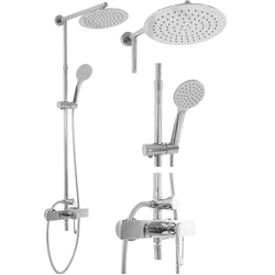 REA ALDI Chrome Shower Set