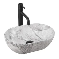 Rea AMELIA MINI STONE MATT countertop washbasin