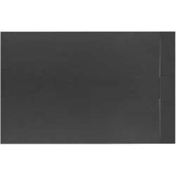Rea Basalt sort rektangulær brusekar 80x100- Yderligere 5% rabat med kode REA5