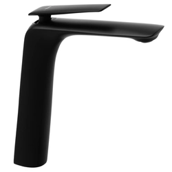 REA JAGER Black High Washbasin Mixer