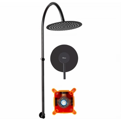 Rea Lugano Black + Box Shower Set - additional 5% DISCOUNT with code REA5