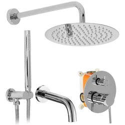 Rea Lungo Chrome concealed bathtub and shower set + BOX