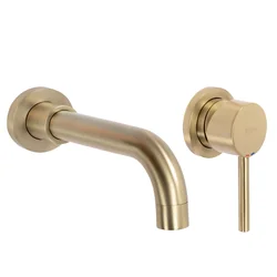 REA LUNGO Gold Brushed Long Concealed Tap + BOX