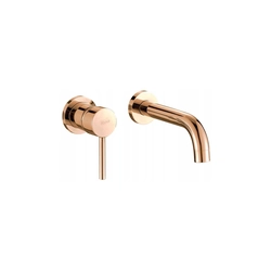 Rea Lungo Rose Gold inbouw wastafelkraan - extra 5% KORTING met code REA5