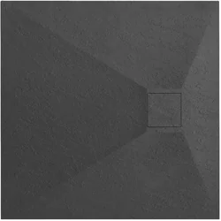 Rea Magnum black square shower tray 90x90- Additionally 5% discount with code REA5