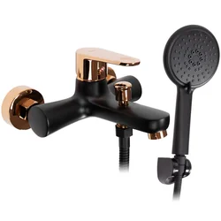 REA MILD Bathtub Faucet Black Rose Gold