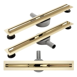 Rea Neo Slim Mirror Gold Pro drain linéaire 70 cm - 5% RÉDUCTION supplémentaire sur le code REA5