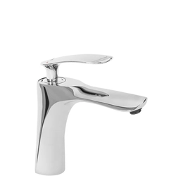 REA ORBIT Chrome Low Basin Mixer