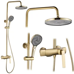 REA REBEL BRUSHED GOLD Shower Set