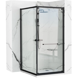 Rea Space In Black shower cabin 80x100