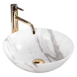 REA STELLA Aiax Shiny countertop washbasin