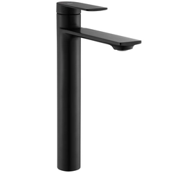 REA STORM Grifo alto para lavabo negro negro