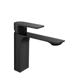 REA URBAN Grifo Lavabo Bajo Negro Negro