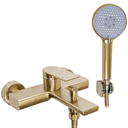 REA Verso Brush Gold Bathtub Faucet Brushed Gold