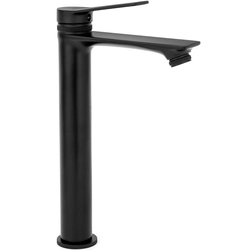 REA VIRAL Black High Washbasin Mixer