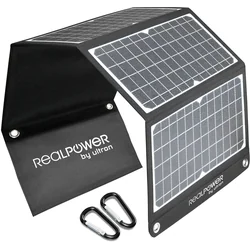 „RealPower“ päikesekollektorių skydelis SP-30E 30 vatų 4 skydas sulankstomas