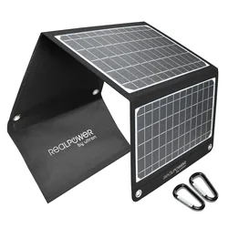 RealPower saules panelis SP-22E 22 vats 3 paneļa Faltbar