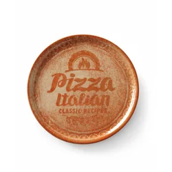 Recipe Collection Brick Red pizza plate HENDI red o330mm Basic variant