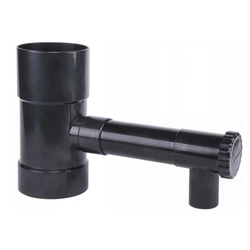 RÉCUPÉRATEUR D&#39;EAU DE PLUIE DE LA GOUTTIÈRE 100MM GRV GRAPHITE