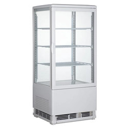 Refrigerated confectionery display case, white RT-78L