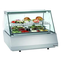 Refrigerated display case 2/1 GN straight glass