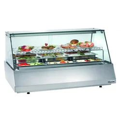 Refrigerated display case 3/1 GN straight glass