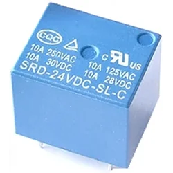 Relé SRD-24VDC-SL-C 5-pin 10A 250VAC 24V