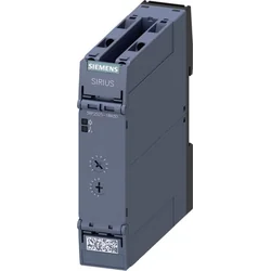 Relé temporizador Siemens 2 contatos de comutação com atraso eletrônico 7 faixas de tempo 0,05s-100 h 12-240V AC/DC 3RP2525-1BW