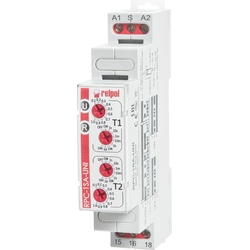 Relpol Temporizador 1P 1sek-10dni 12-240V AC/DC 50/60 Hz atraso na ativação RPC-1SA-UNI (863190)