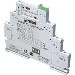 Relpol Temporizador PIR6WT-1Z-24VAC/DC-R multifuncional de perfil estreito 1Z 6A 1sek - 10dni 24V AC / DC (857666)