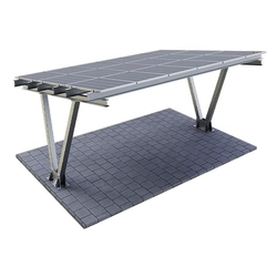 Remises / Carports V2 avec une structure pour PV (disposition 3 module L vertical <1960MM)