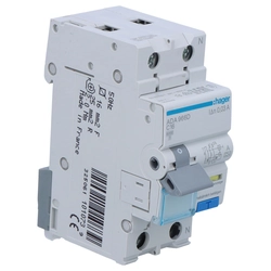 Residual current circuit breaker with overcurrent element C/6KA, 16A, 30mA, 2 polar type A