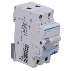 Residual current circuit breaker with overcurrent element C/6KA, 16A, 30mA, 2 pole type AC