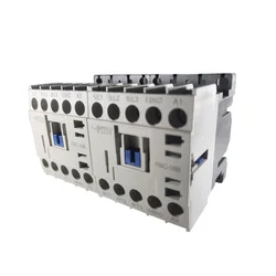 Reversible mini contactor 16A coil supply to 230V AC 3 poles + 2 contacts normally open NO
