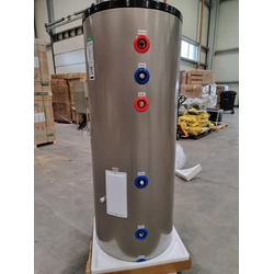 Rezervoar za toplo vodo iz nerjavečega jeklaSTV 300L grelec 3Kw tuljava 2,6m2