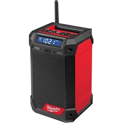 Rinkinys: akumuliatorinis radijo įkroviklis DAB+ Milwaukee M12 RCDAB+-0, 12 V
