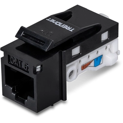 RJ-45 UTP Cat.6 Conector sin herramientas, negro - TRENDnet TC-K25C6BK