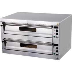 RM GASTRO | Horno para pizza 12x33 cm fondo/superior de arcilla refractaria