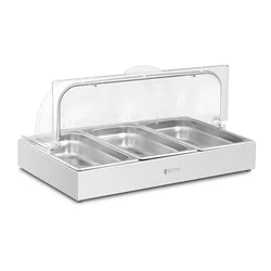 Rolltop buffet display with GN containers 1/3