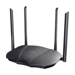 Roteador Wi-Fi 6, DualBand 2.4Ghz/5GHz, 574+2402Mbps, 4x6dBi, 3 Portas Gigabit - Tenda TND-TX12