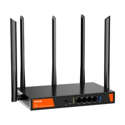 Roteador WiFi 6 Banda Dupla, 4 Portas Gigabit, AX3000, Gerenciamento - TENDA TND-W30E