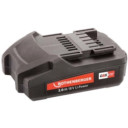 Rothenberger RO BP 18/2 bateria 18 V | 2 Ah | íon de lítio