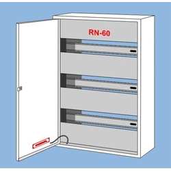 Rozváděč pro povrchovou montážRN-60, místo pro 60 ochrana typu sIP 30