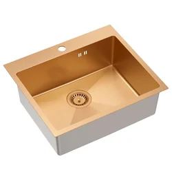 RUSSEL steel sink 110 Copper