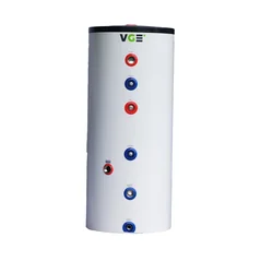 RVS warmwatertank voor warmtepompen met een extra VGE Eco Tank BS spiraal 200l