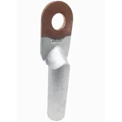 Sabot électrique cuivre aluminium Cu-Al 50mm² bornes tubulaires diamètre trou 10mm longueur 90mm