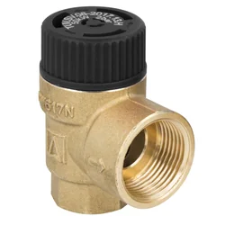 Safety valve HAV703 1/2" x 3/4" for solar installations 6 bar