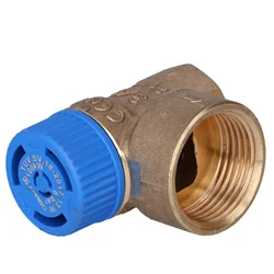 Safety valve HAV707 3/4" x 1" 6 bar for DHWInstallation