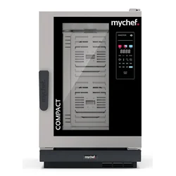 Sähkökäyttöinen yhdistelmähöyrystin | automaattinen pesujärjestelmä | 10xGN1/1 | 12,6 kW | 400 V | Mychef COOK MASTER Compact 101E